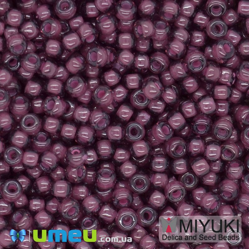 Бисер японский Miyuki круглый RR 8/0 №386, Сиреневый (BIS-045939)