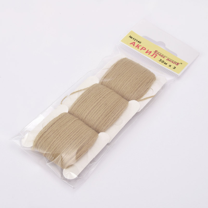 Акрилові нитки, №12146, Бежеві (MUL-058857)