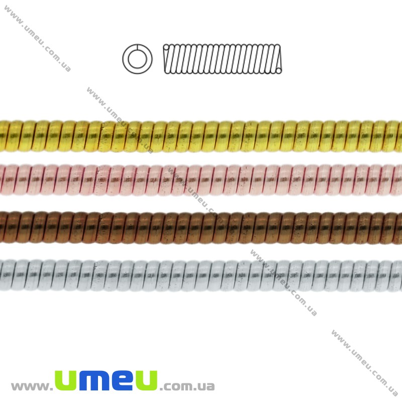 Канітель жорстка 1 мм, Золотиста (KNT-048576)