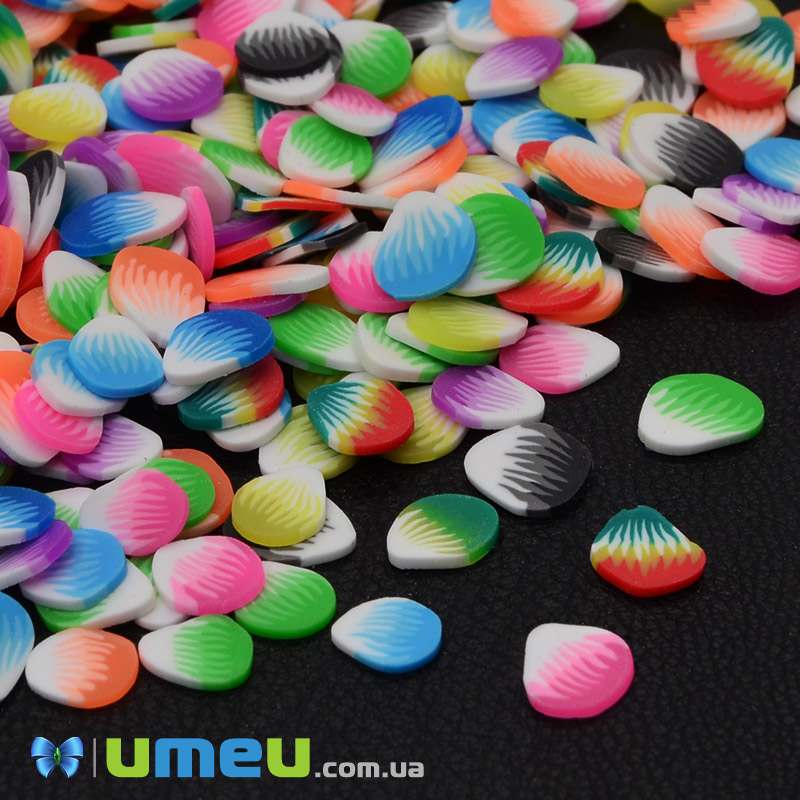 Слайси FIMO Пелюстки мікс, 6х4 мм (DIF-044202)