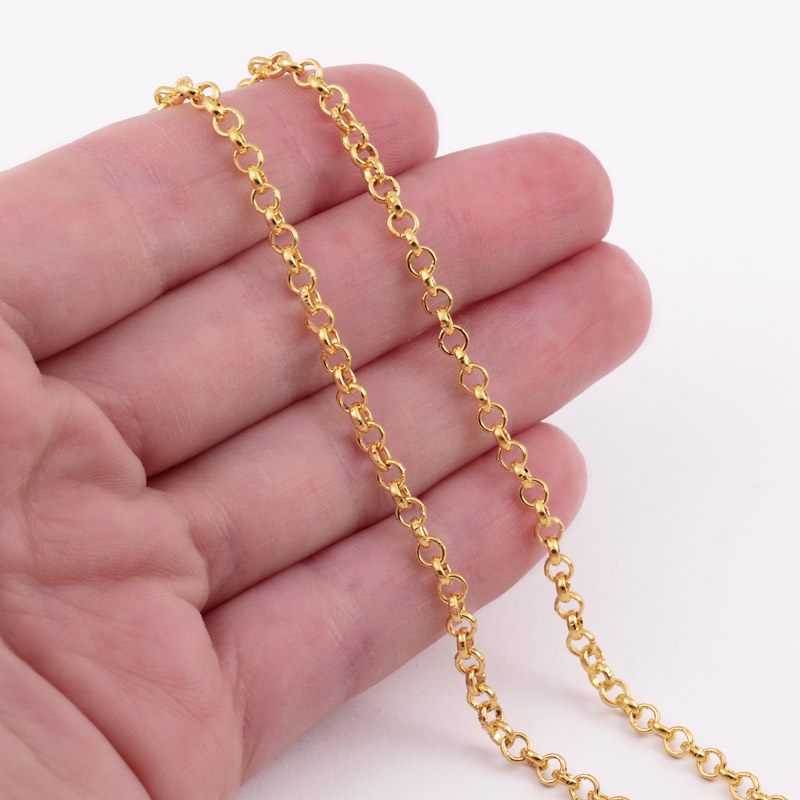 Ланцюг, Золото, 3,3 мм (ZEP-003010)