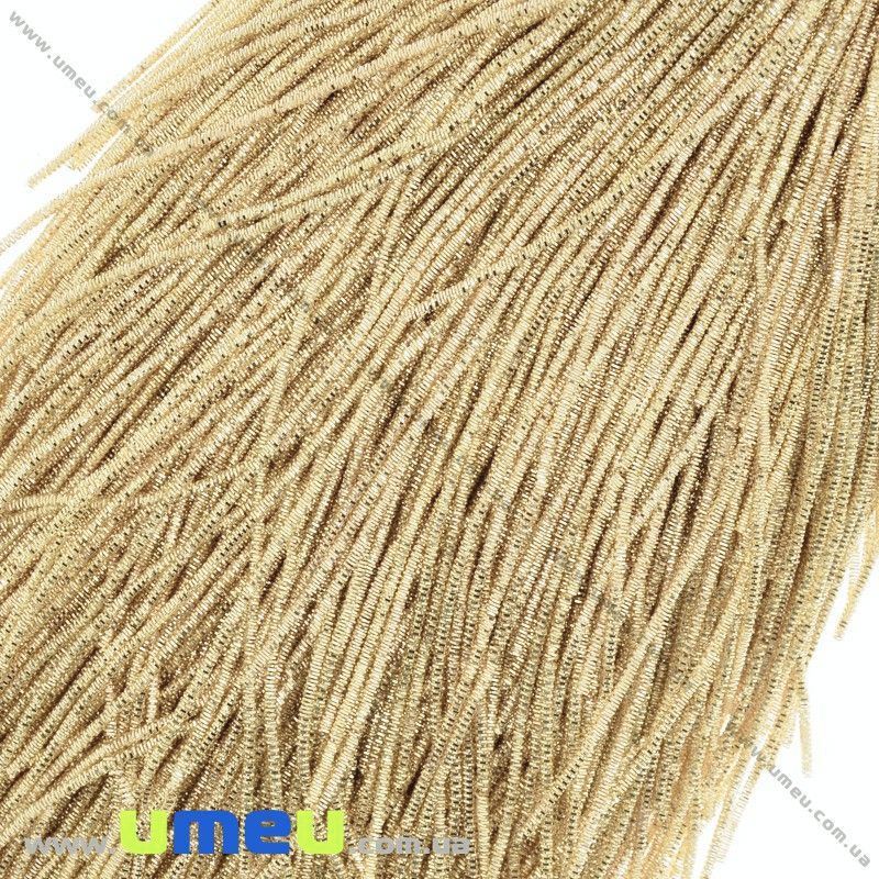 Канитель трунцал 1,5 мм, Золотистая светлая (KNT-028011)