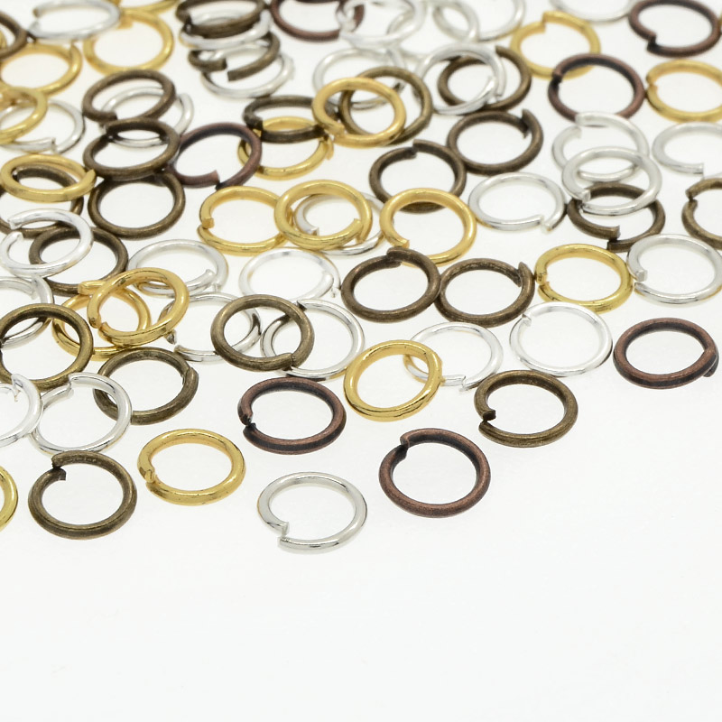 Колечки, Микс, 5 мм, толщина 0,7 мм (PIN-051925)