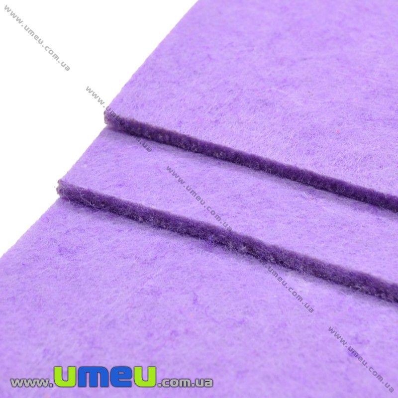 Фетр 3 мм, 10х15 см, 331 Бузковий (FLT-019363)