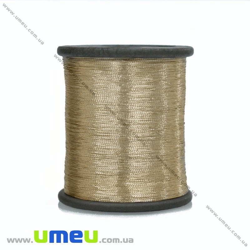 Нитка металізована 0,1 мм, Золотиста (KNT-028175)