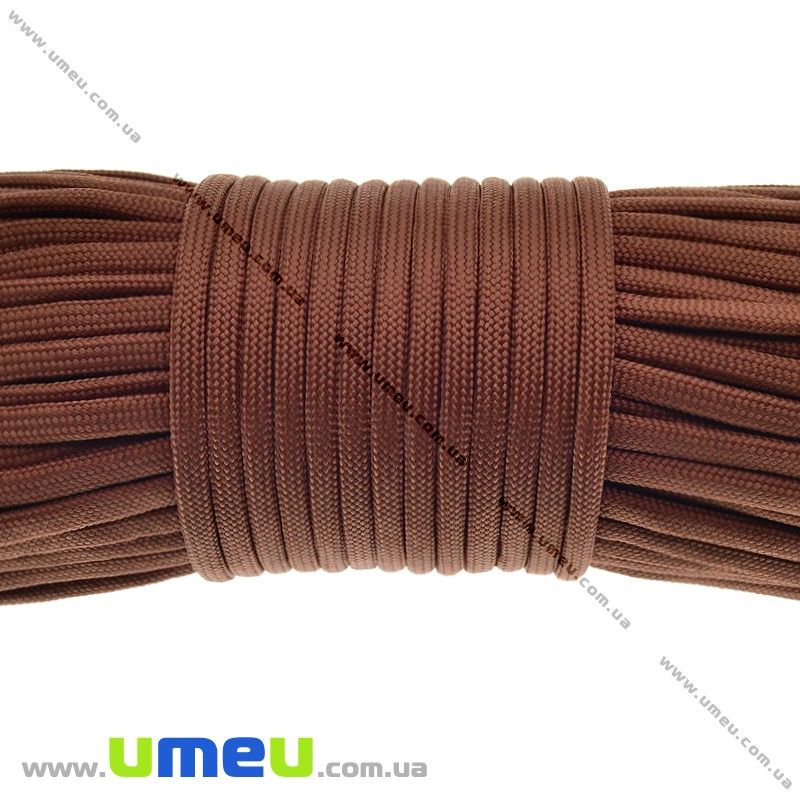 Шнур паракорд семижильный 4 мм, Коричневый (LEN-011134)