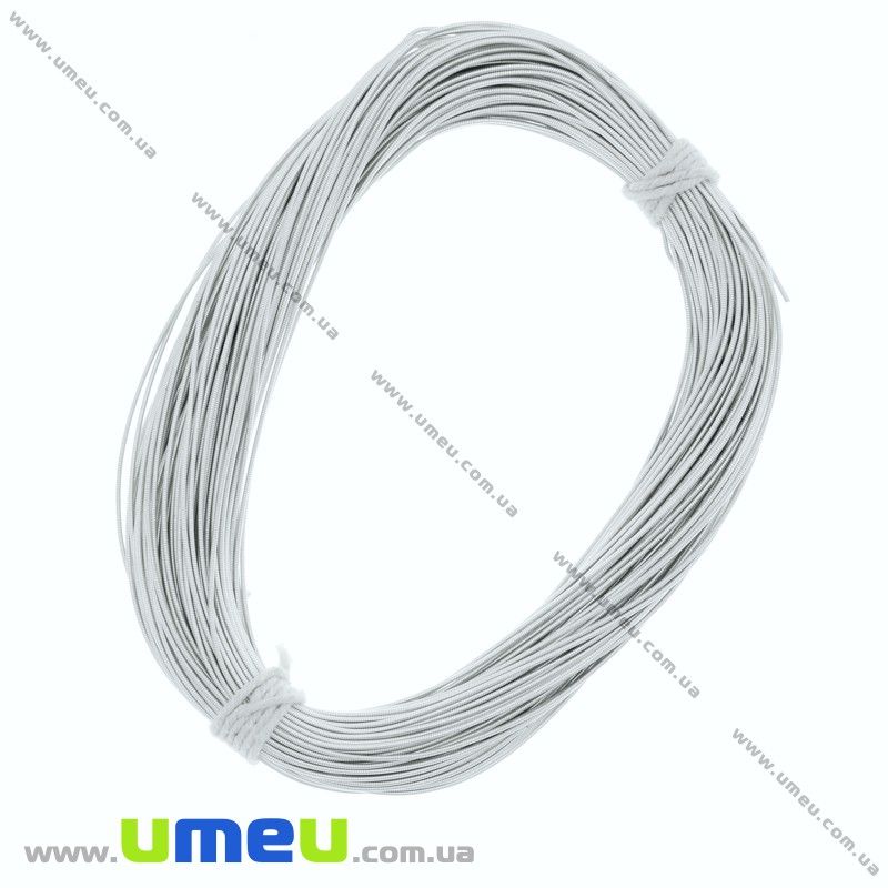 Канитель жесткая 1 мм, Серебристая (KNT-028032)