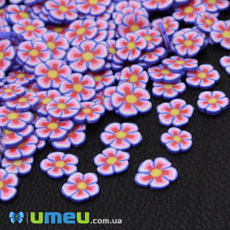 Слайсы FIMO Цветок сиреневый, 5 мм (DIF-044232)