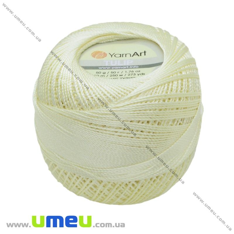 Пряжа YarnArt Tulip 50 г, 250 м, Жовта світла 437 (YAR-025040)