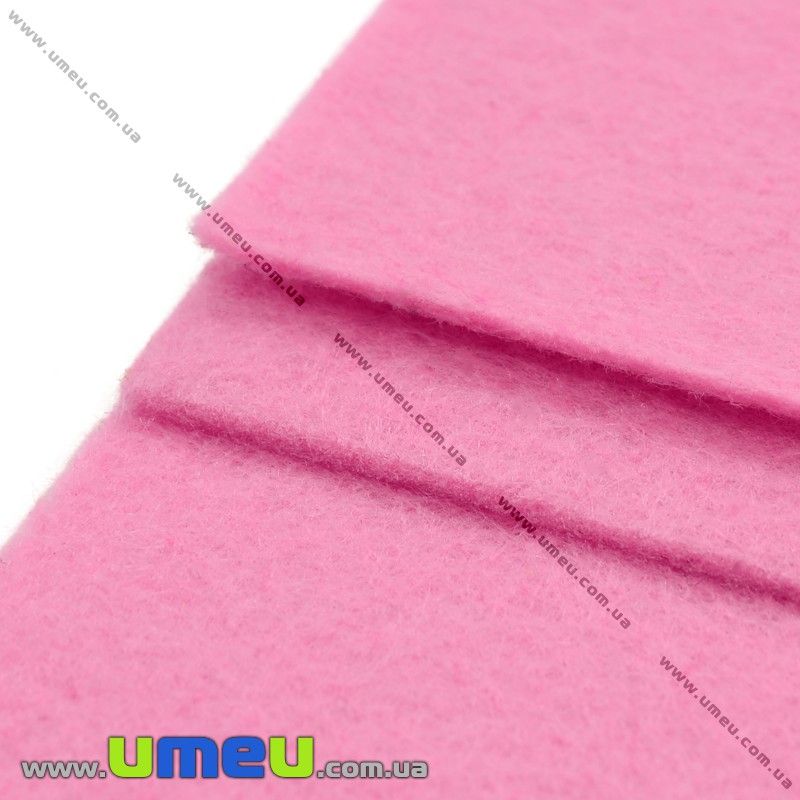 Фетр 2 мм, 30х30 см, 205 Розовый (FLT-011583)