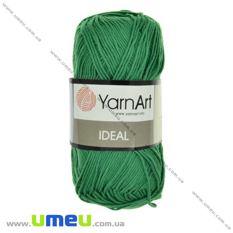 Пряжа YarnArt Ideal 50 г, 170 м, Зеленая 227 (YAR-025192)