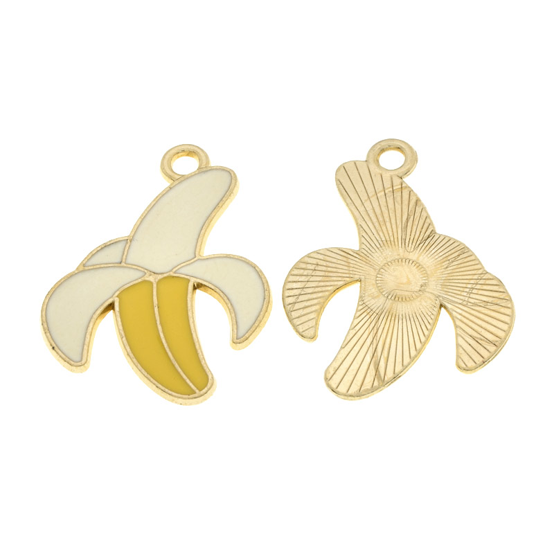 Підвіска метал. Банан, 28х20 мм, Золото (POD-054716)