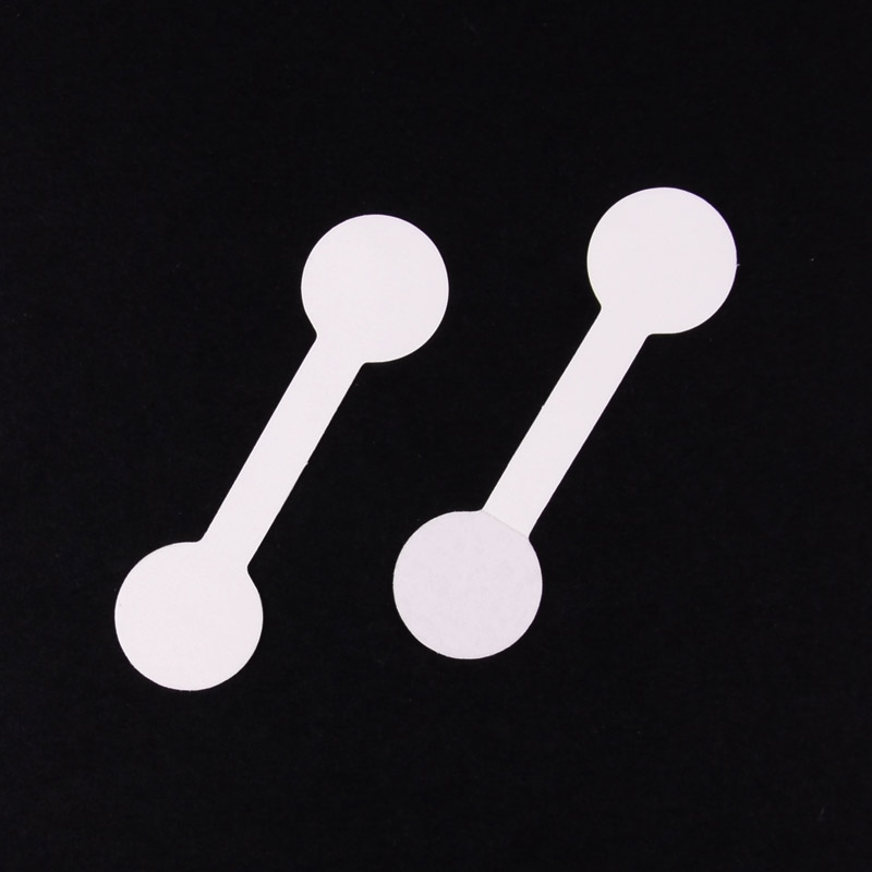 Бірки із самоклейкою, 25х15 мм, Білі (UPK-056667)