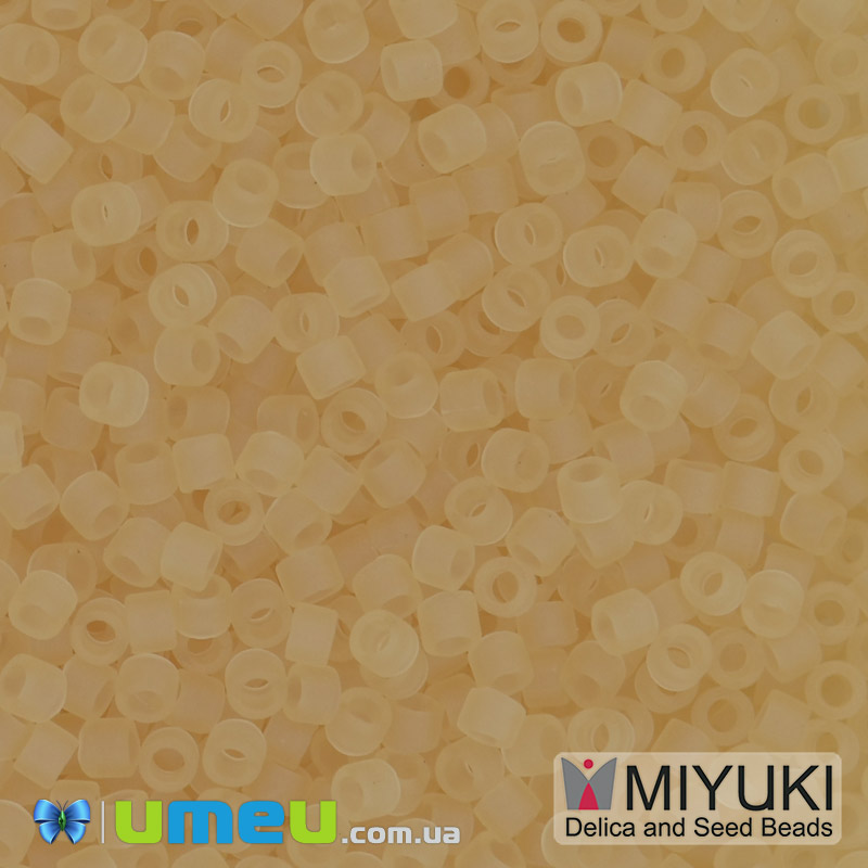 Бисер японский Miyuki Delica 11/0 DB1272, Бежевый матовый (BIS-045335)
