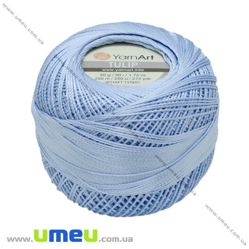 Пряжа YarnArt Tulip 50 г, 250 м, Блакитна 408 (YAR-025057)