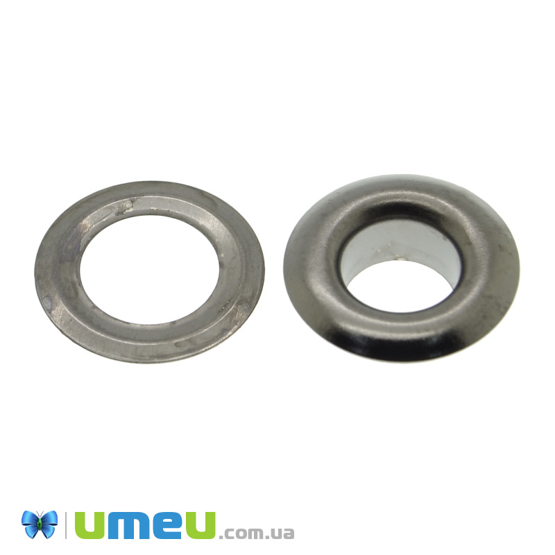 Люверс металевий, 15 мм, Чорний (SEW-040180)