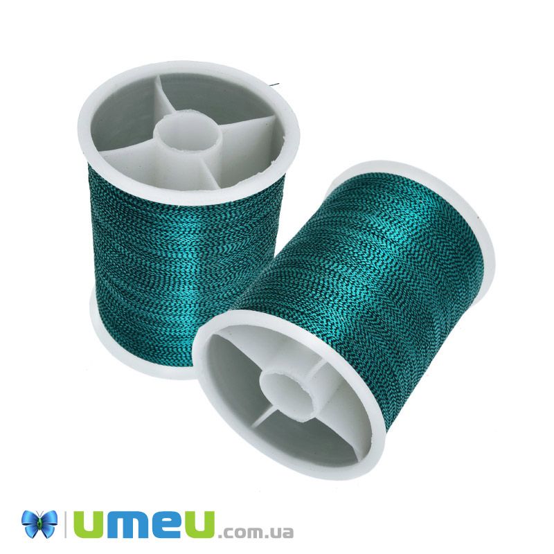 Нитка металізована Люрекс 0,1 мм, Смарагдова (MUL-048169)