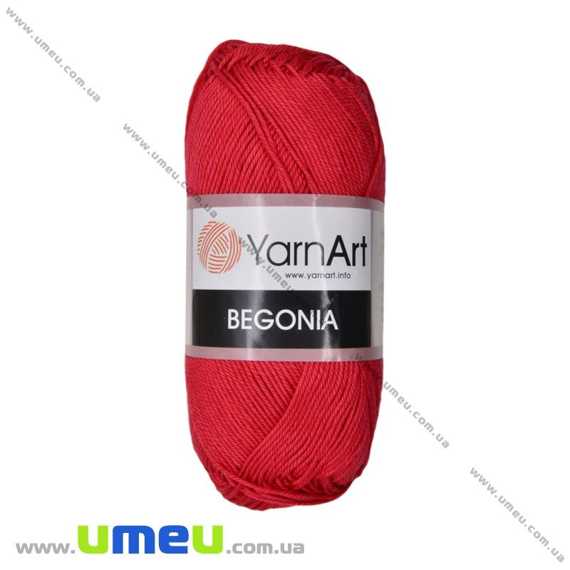 Пряжа YarnArt Begonia 50 г, 169 м, Красная 6328 (YAR-023026)