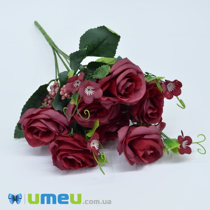 Букет троянд, 33 см, Червоний (DIF-044937)