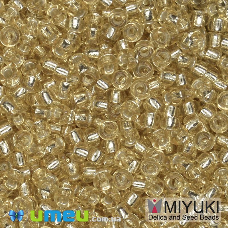 Бісер японський Miyuki круглий RR 11/0 №2, Золотистий (BIS-045576)