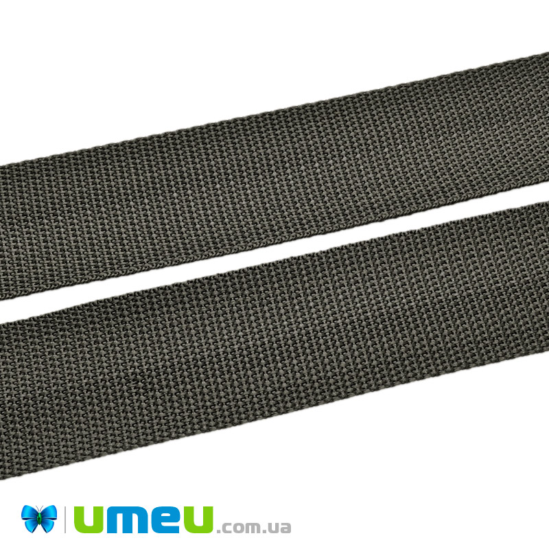 Лента ременная для рюкзаков (стропа), 40 мм, Хаки темная (LEN-040941)