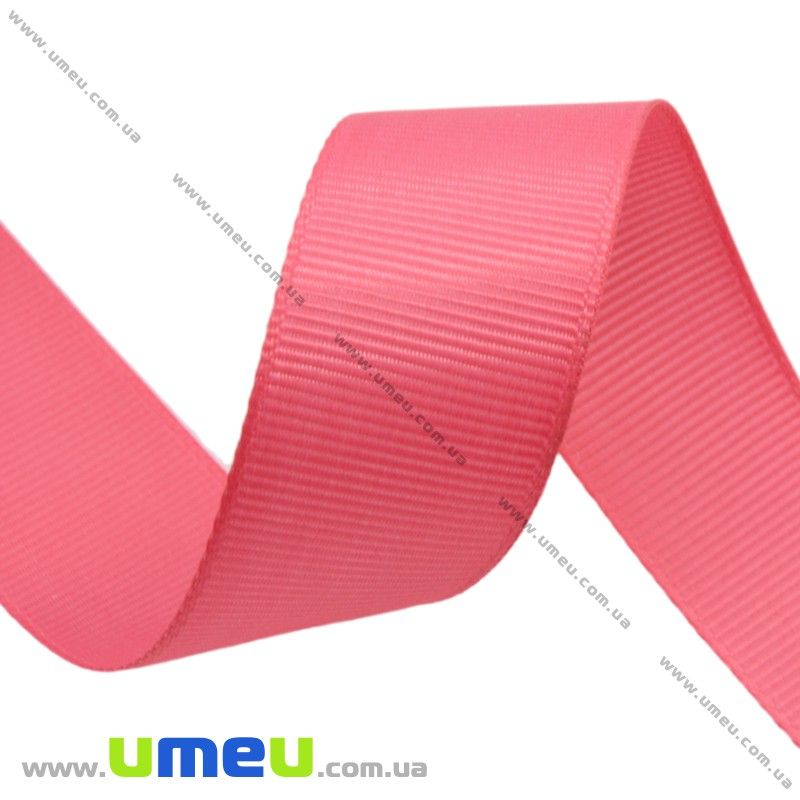Репсова стрічка, 25 мм, Коралове (LEN-016761)