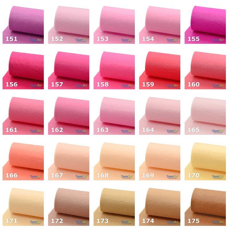 Фетр 1 мм, 30х30 см, 157 Малиновый (FLT-011379)