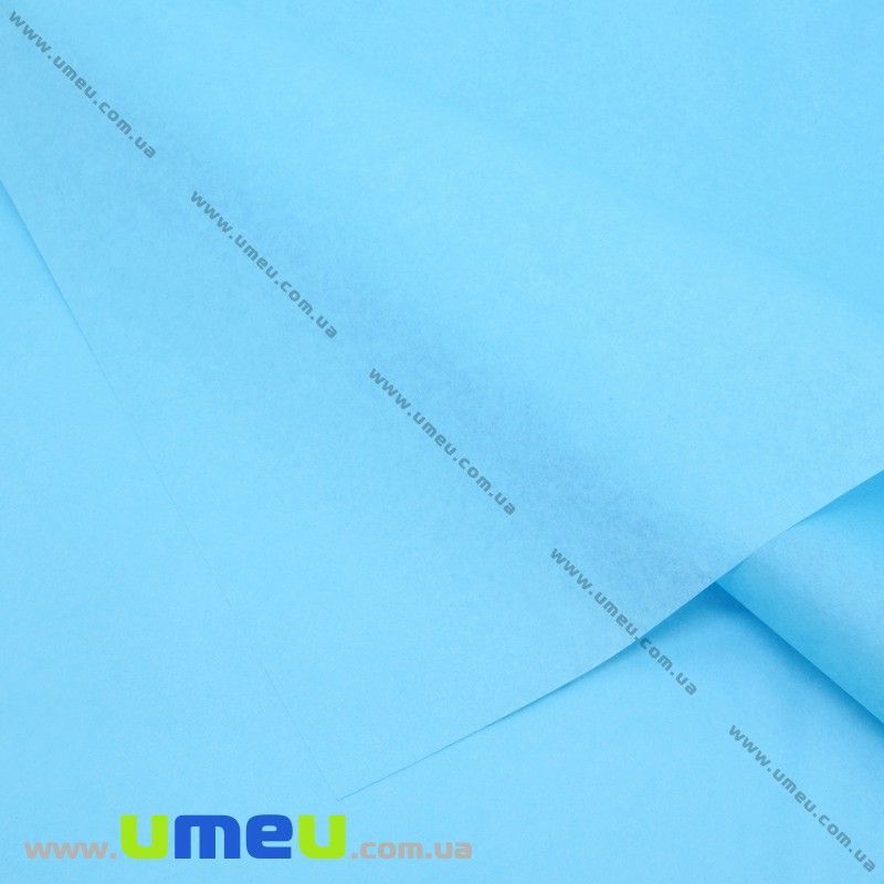 Папір тіш'ю, Блакитний, 65х50 см (UPK-032754)