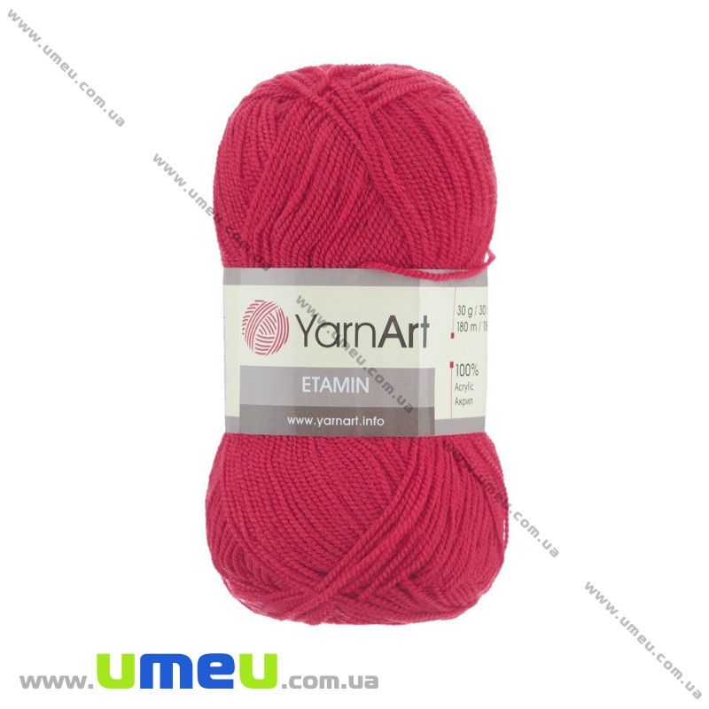 Пряжа YarnArt Etamin 30 г, 180 м, Розовая 445 (YAR-023044)