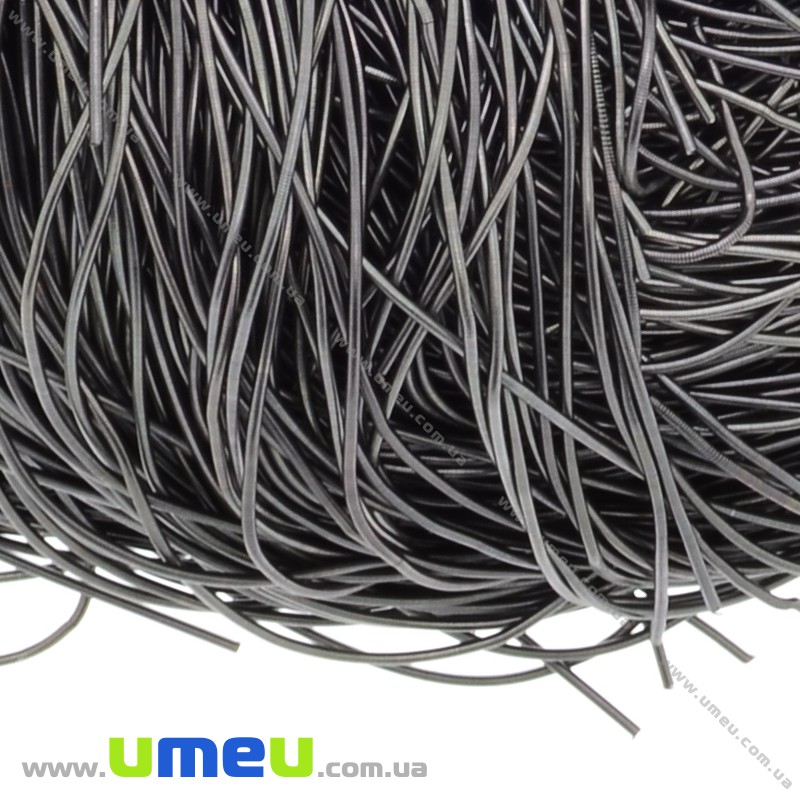 Канітель гладка 1 мм, Сіра темна (KNT-027965)