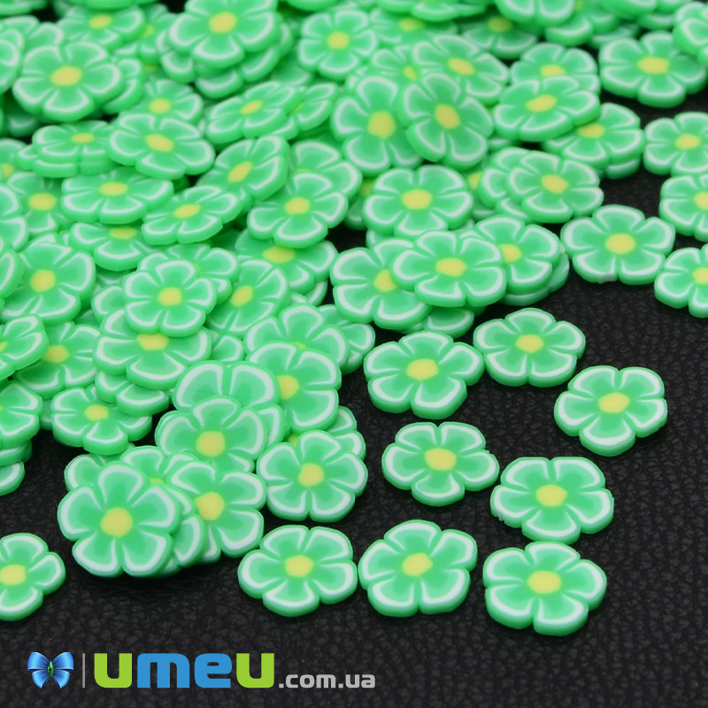 Слайсы FIMO Цветок салатовый, 5 мм (DIF-044231)