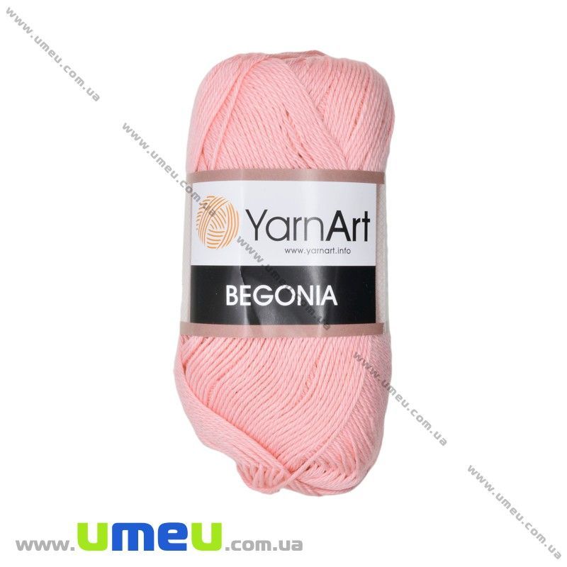 Пряжа YarnArt Begonia 50 г, 169 м, Розовая светлая 6313 (YAR-023011)