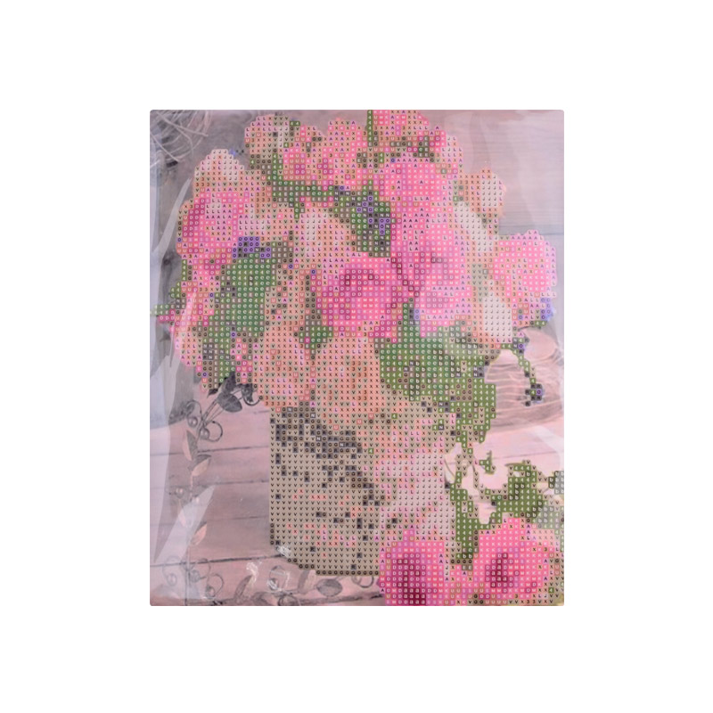 Набор алмазной живописи на картоне 25х21 см, Розы (SXM-051466)