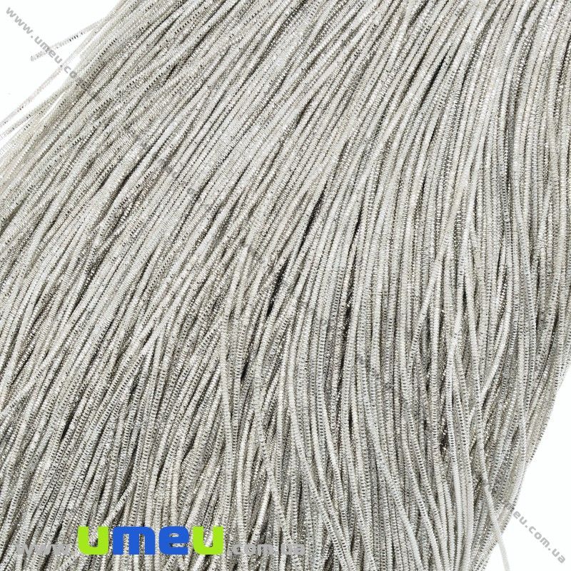 Канитель трунцал 1 мм, Серебристая (KNT-028008)