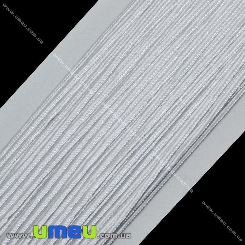 Сутажний шнур, 3 мм, Білий (LEN-010488)