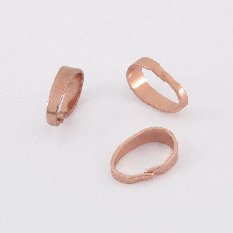 Держатели для кулона, 7х2 мм, Латунь с покрытием 18 kt (OSN-058523)