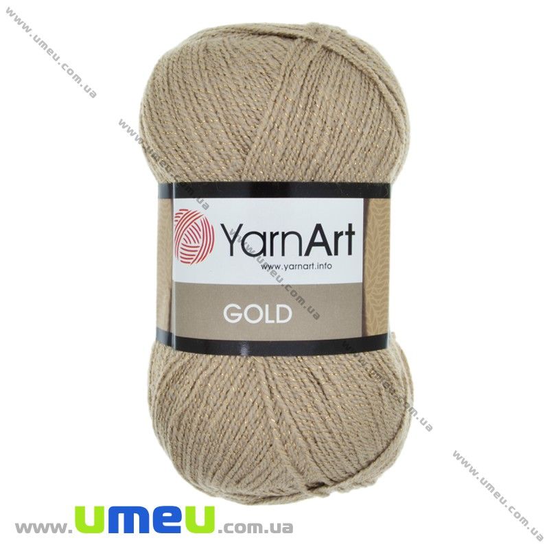 Пряжа YarnArt Gold 100 г, 400 м, Бежева 9048 (YAR-025455)