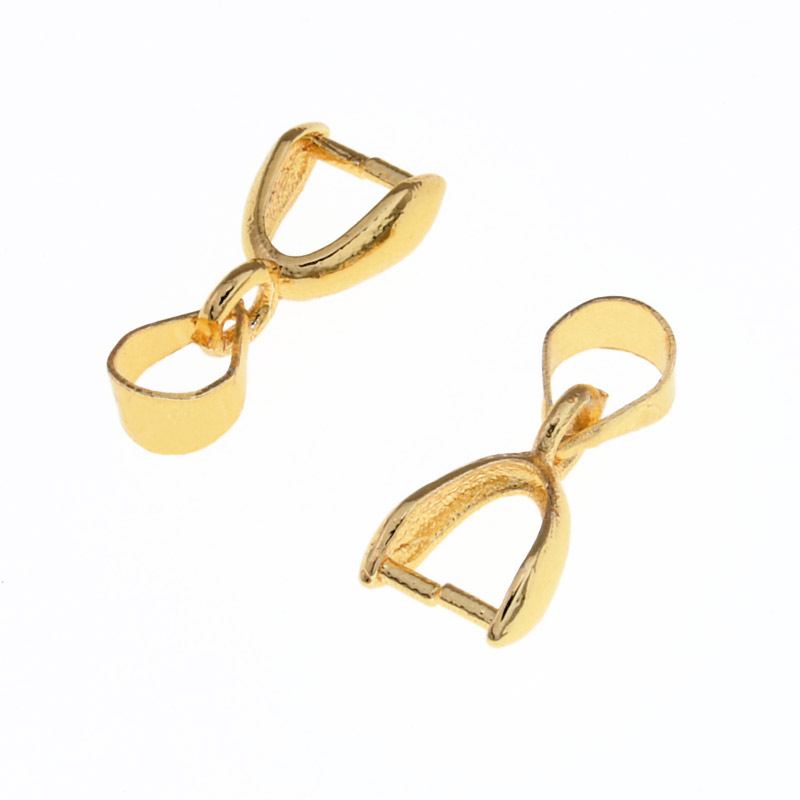 Тримач для кулона, 14х3 мм, Латунь із покриттям 18 kt (OSN-055657)