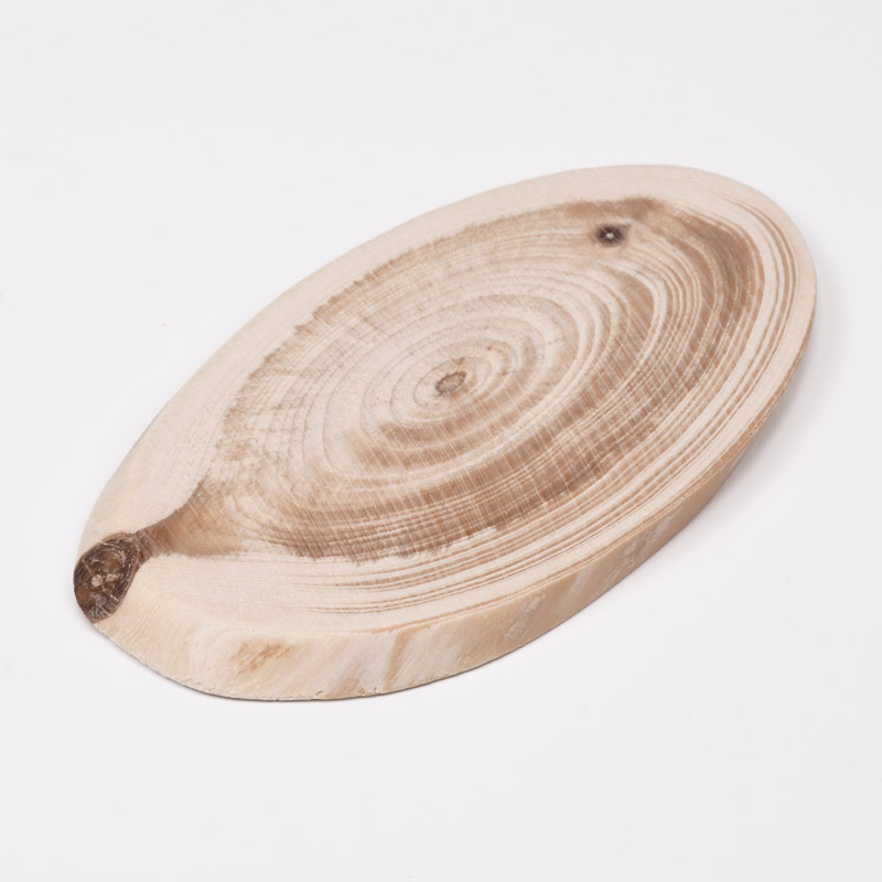 Зріз дерев'яний 95-100 мм, Овал, Ялинка (BUS-054811)