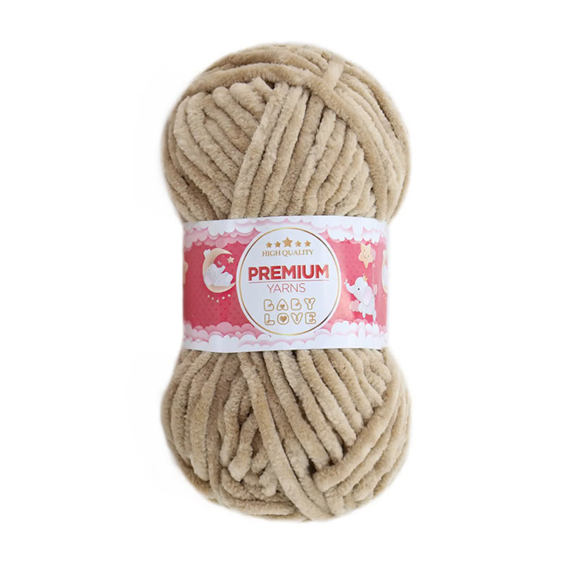 Пряжа Premium Yarn Baby Love 50 г, 60 м, Бежевая 317 (YAR-052314)
