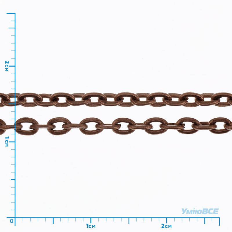 Ланцюг, Мідь, 3х2 мм (ZEP-003537)