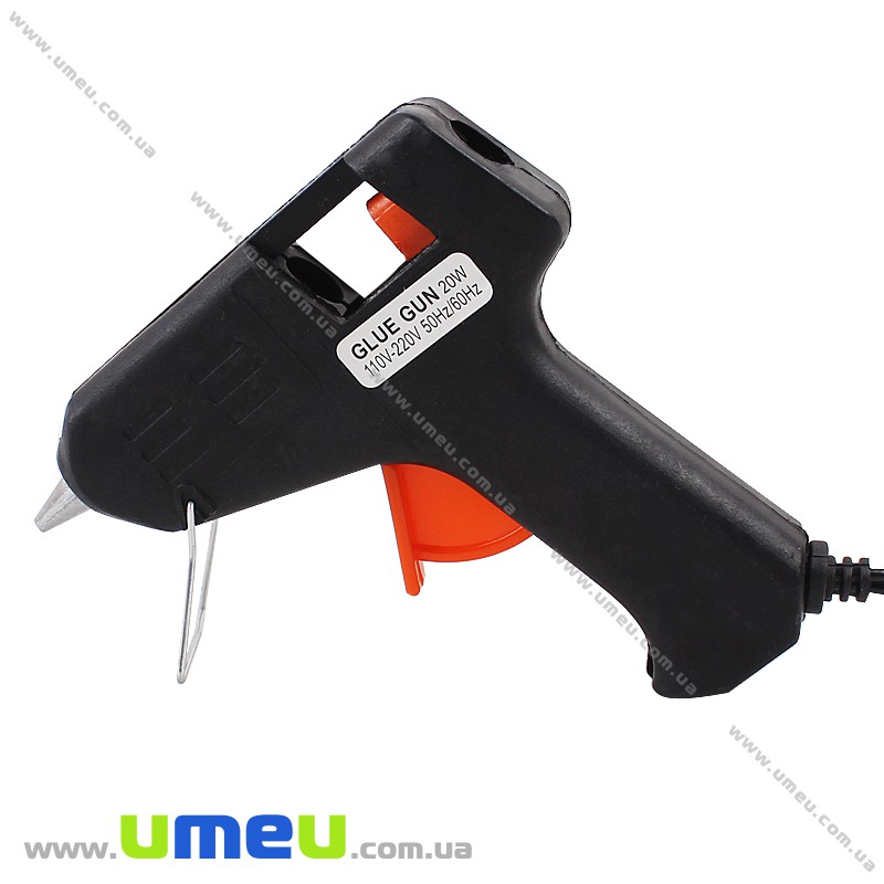 Клеевой пистолет для силиконового клея малый, 20 Вт, 100х105 мм (INS-018498)