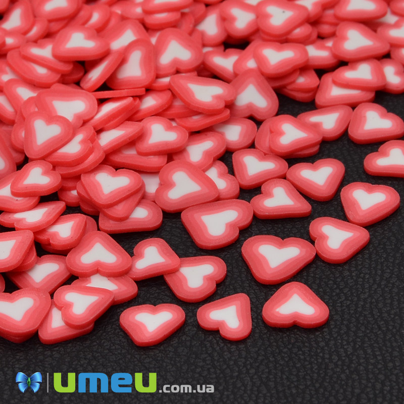 Слайси FIMO Серця, 6х5 мм (DIF-044228)