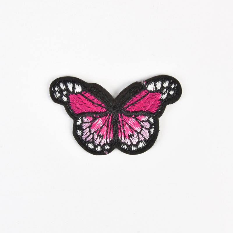 Термоаппликация Бабочка, 5,5х3,5 см, Розовая (APL-060102)