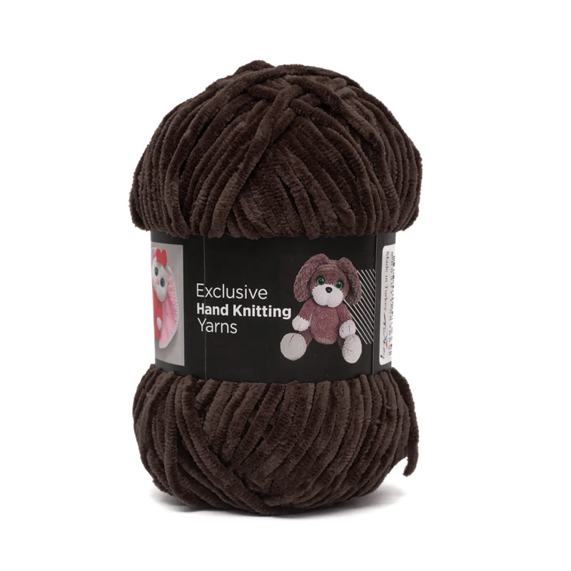Пряжа Premium Yarn Baby Love 50 г, 60 м, Шоколадная 336 (YAR-056903)