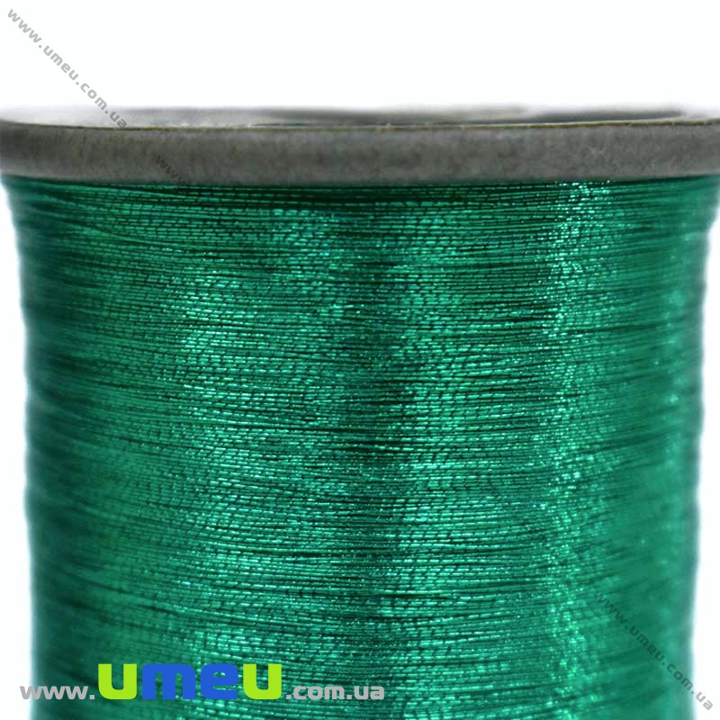 Нитки металізовані 0,1 мм, Смарагдова (KNT-028184)