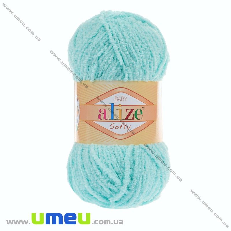 Пряжа Alize Softy 50 г, 115 м, М'ятна 669 (YAR-029471)