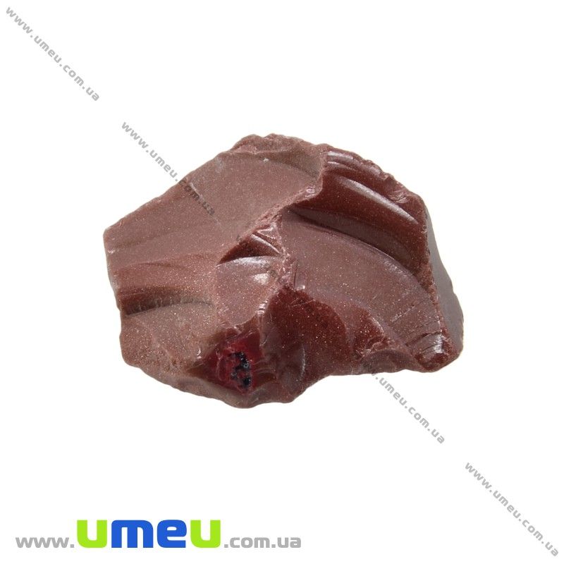 Авантюрин Золотий пісок необроблений, 41х30х18 мм (POD-027056)