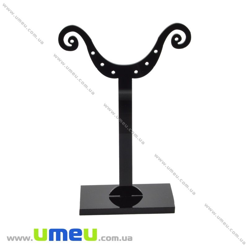 Подставка под серьги, 10х6,5 см, Черная (UPK-017415)