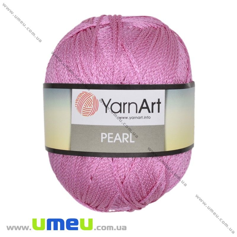 Пряжа YarnArt Pearl 90 г, 270 м, Розовая 130 (YAR-025339)